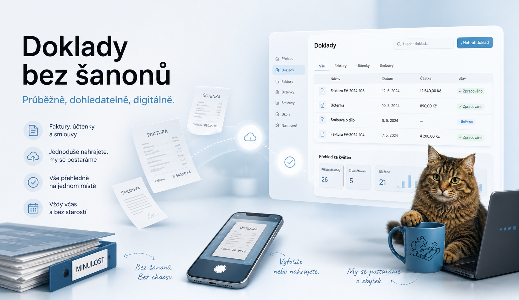 Digitální sběr dokladů v účetním systému Arin