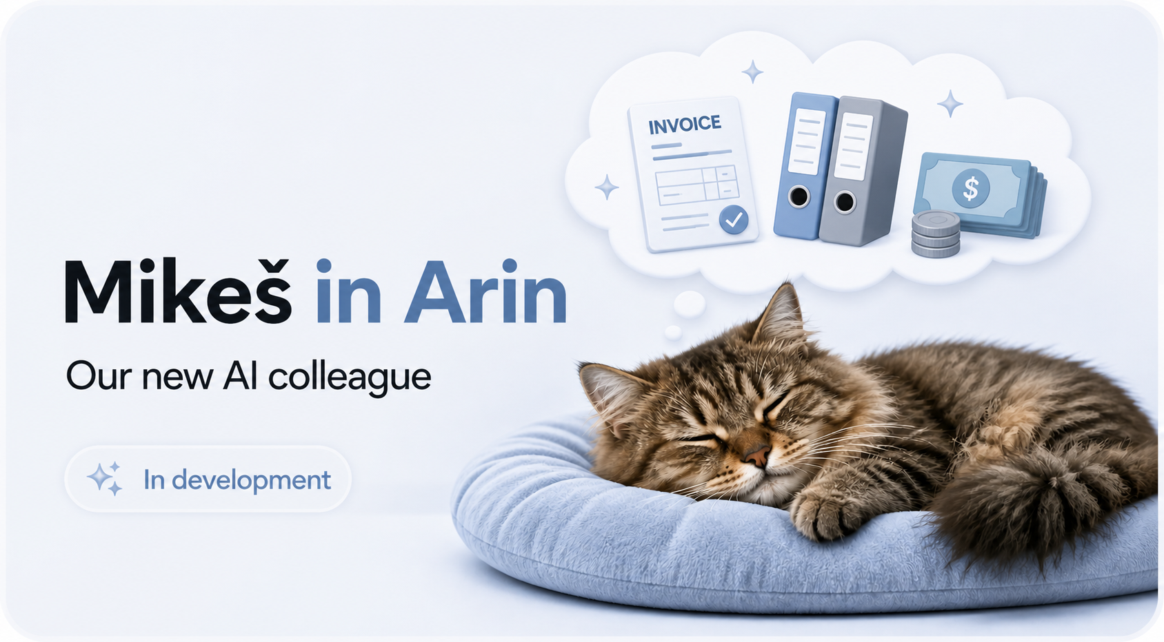 Mikeš in Arin – AI assistant in development